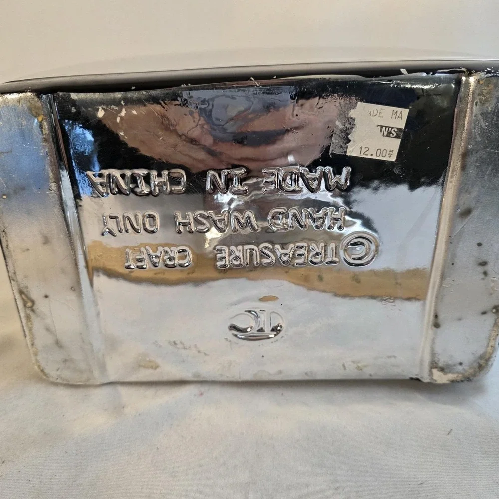 Treasure Craft RARE HTF Art Deco Silver Toaster Cookie Jar. Brave Little Toaster